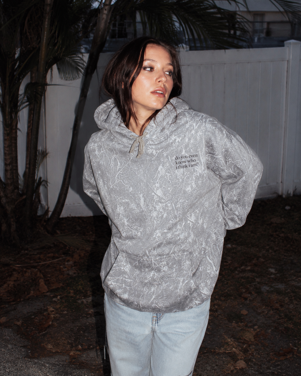 Do You Even Know Who I Think I Am? Oversized Hoodie – Indie Sleaze Florida Streetwear