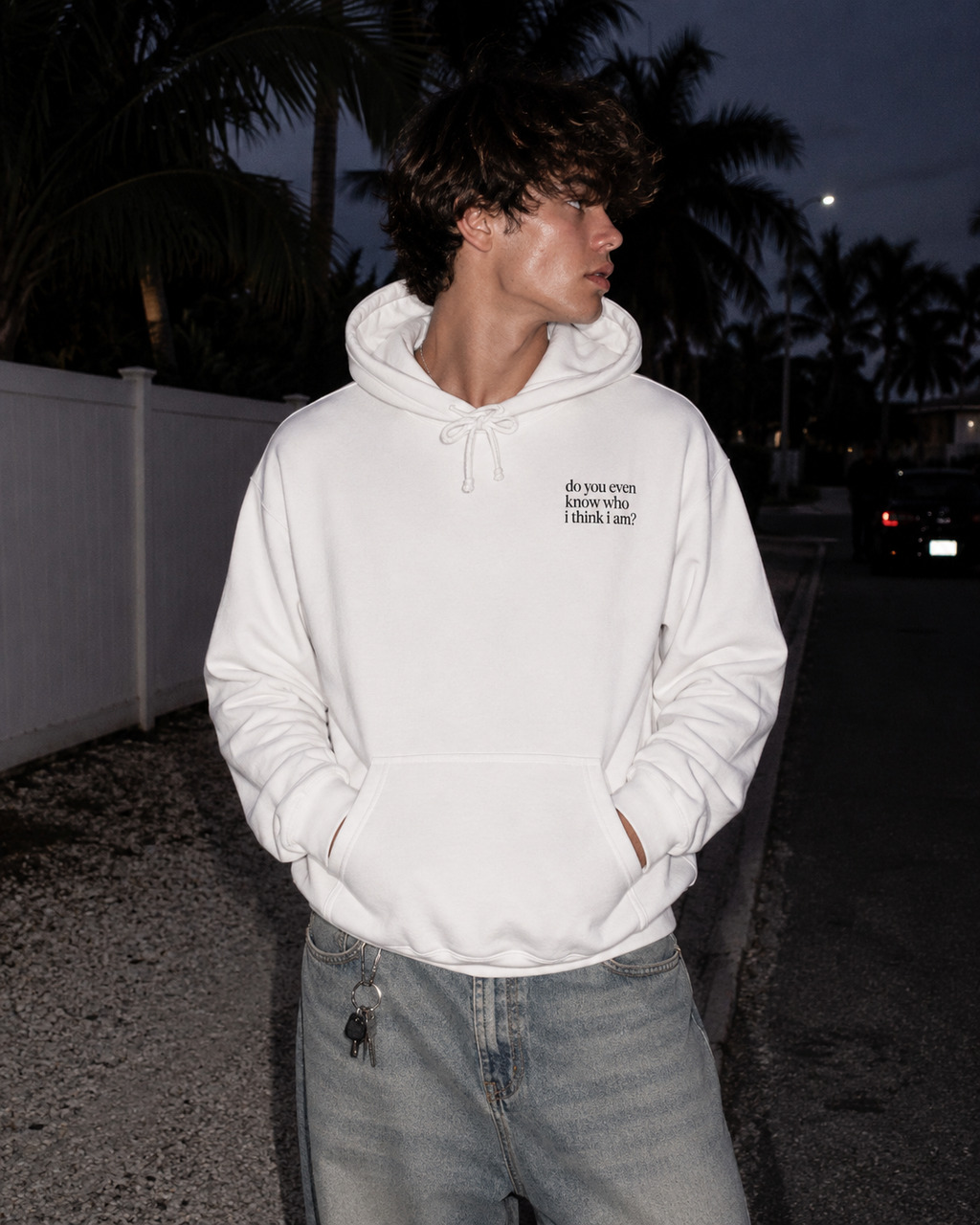 Do You Even Know Who I Think I Am? Oversized Hoodie – Indie Sleaze Florida Streetwear