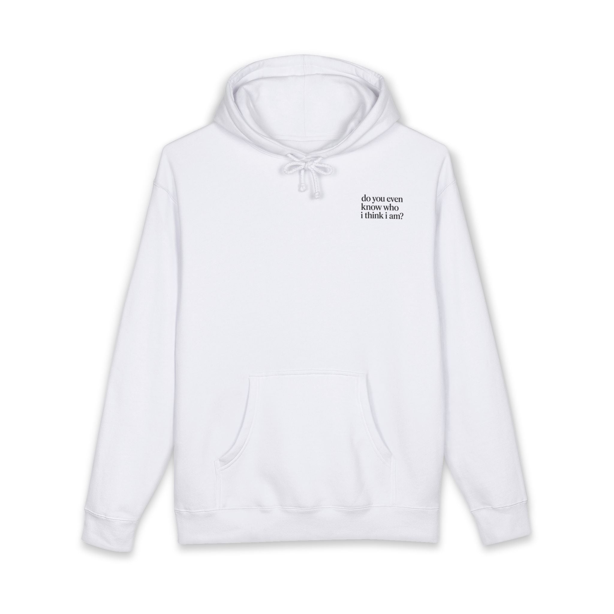 Do You Even Know Who I Think I Am? Oversized Hoodie – Indie Sleaze Florida Streetwear