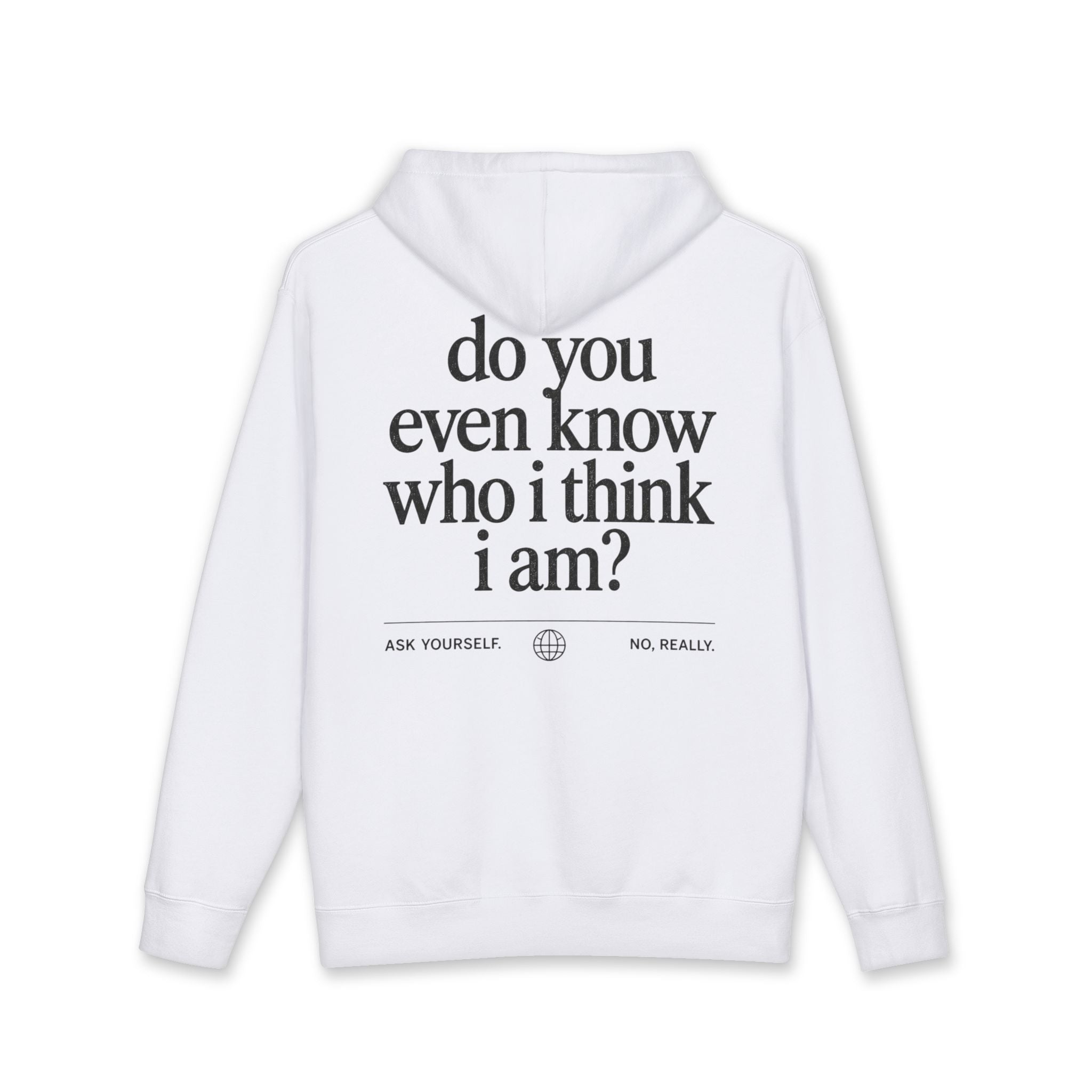 Do You Even Know Who I Think I Am? Oversized Hoodie – Indie Sleaze Florida Streetwear